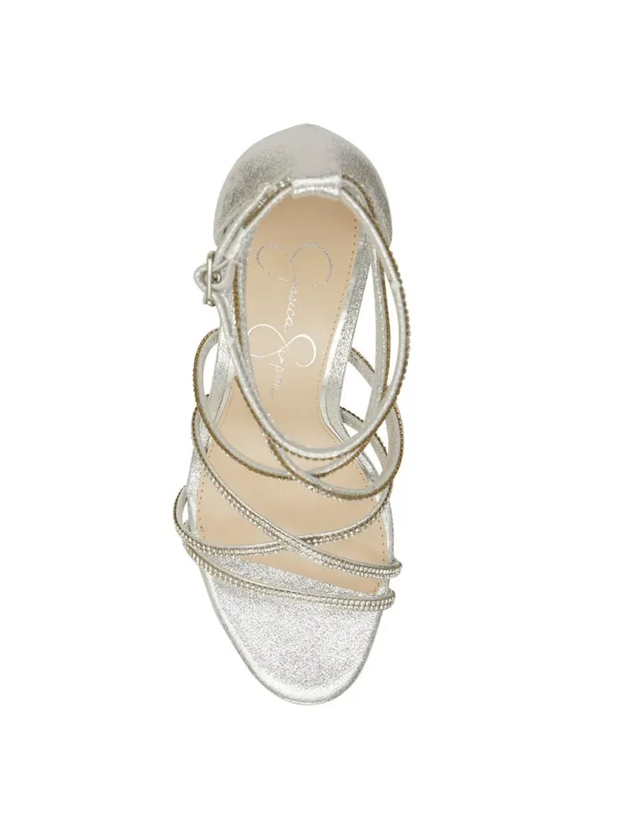 Women Sandals Jessica Simpson Jaeya Sandal In Platinum Platinum