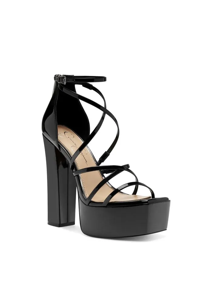 Women Sandals Jessica Simpson Mirelle High Heel In Black Black