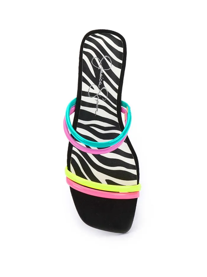 Women Sandals Jessica Simpson Raexe Slide In Ultra Pink Ulta Pink Combo