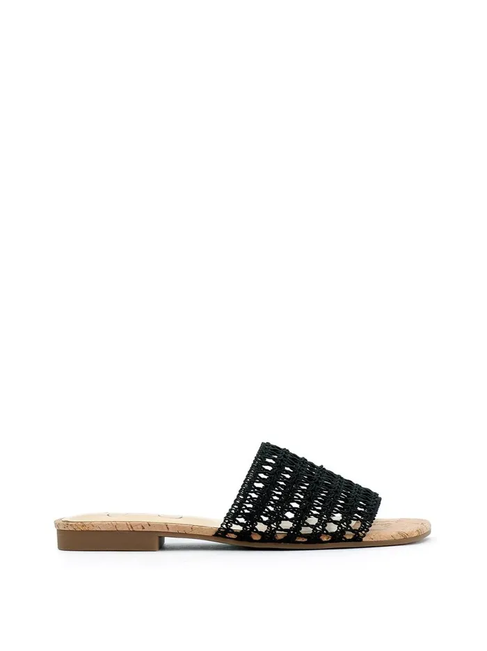 Women Sandals Jessica Simpson Rilane Slide In Black Black