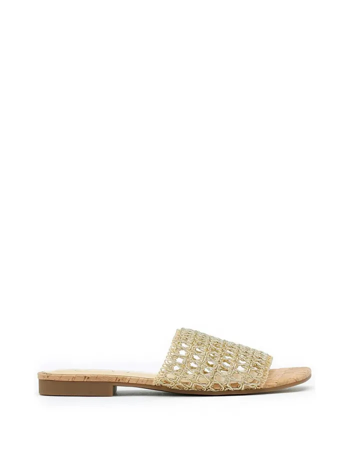 Women Sandals Jessica Simpson Rilane Slide In Champagne Champagne