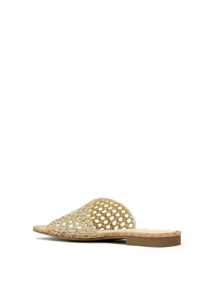 Women Sandals Jessica Simpson Rilane Slide In Champagne Champagne