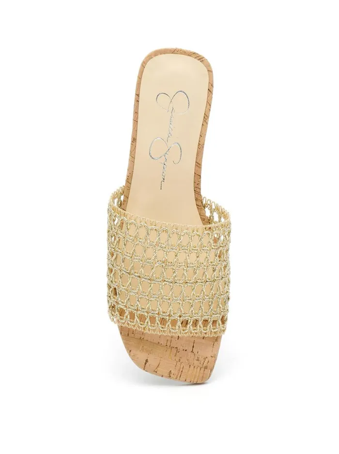Women Sandals Jessica Simpson Rilane Slide In Champagne Champagne