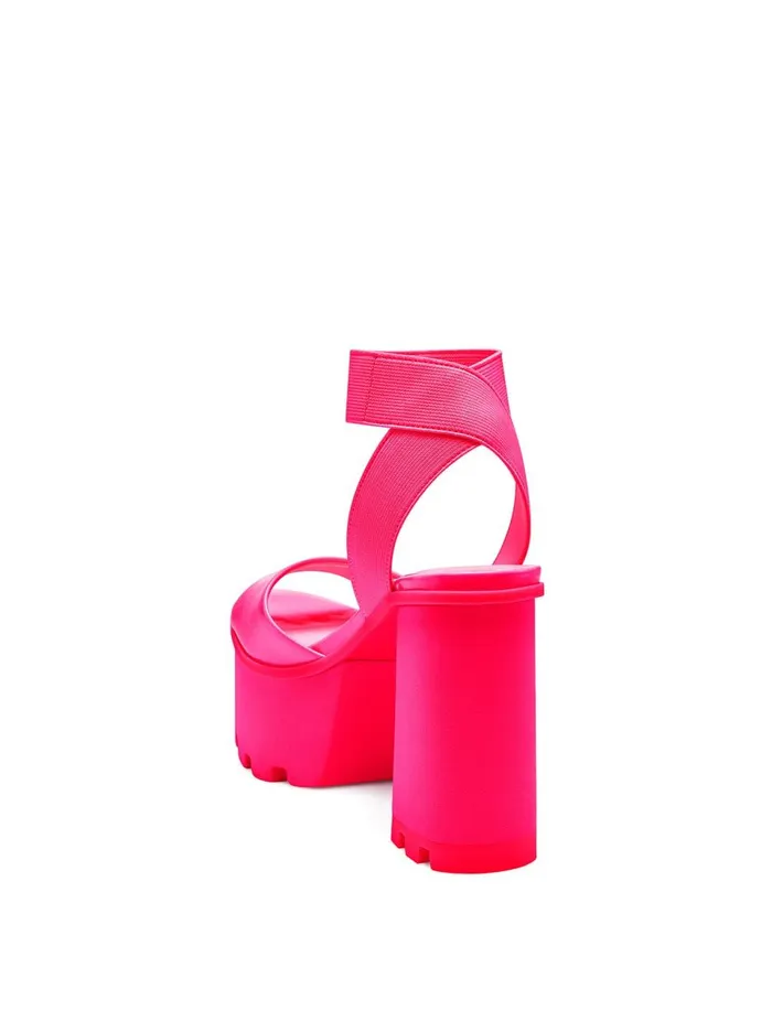 Women Sandals Jessica Simpson Skylir Platform Sandal In Neon Pink Neon Pink