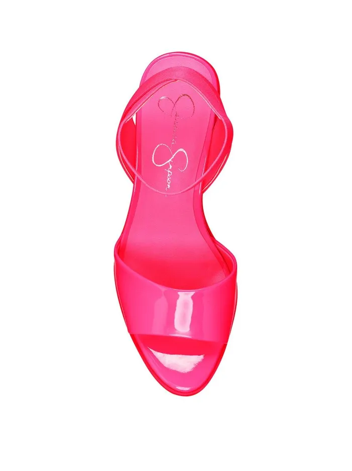 Women Sandals Jessica Simpson Skylir Platform Sandal In Neon Pink Neon Pink
