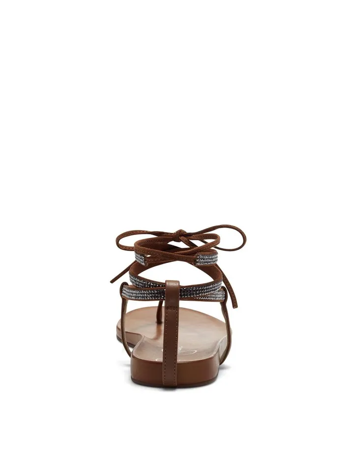Women Sandals Jessica Simpson Tylia Thong Flat In Caramel Caramel