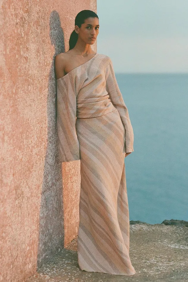 Women Sao Paulo Skirt Terracotta Stripe Faithfull The Brand Skirts and Shorts Women Sao Paulo Skirt Terracotta Stripe Faithfull The Brand Skirts and Shorts