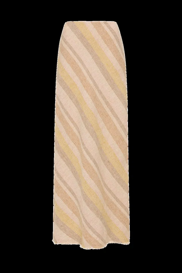 Women Sao Paulo Skirt Terracotta Stripe Faithfull The Brand Skirts and Shorts Women Sao Paulo Skirt Terracotta Stripe Faithfull The Brand Skirts and Shorts