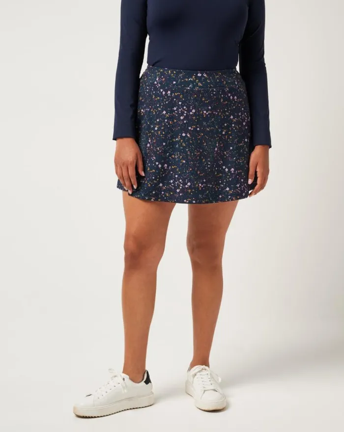 Women SAPPHIRE SUNRISE 20 SKORT Navy Blazer Multi TravisMathew Skorts and Skirts