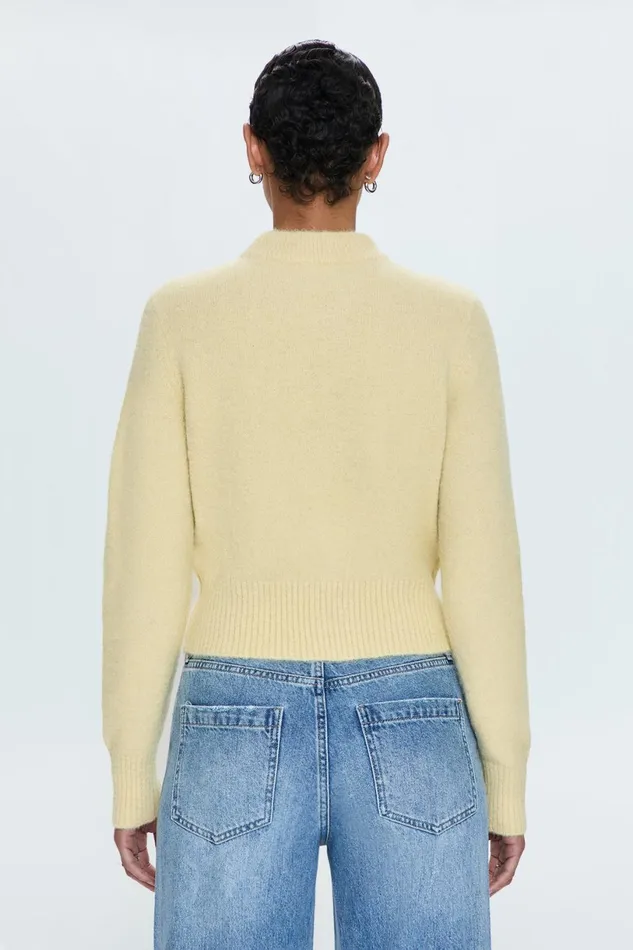 Women Sara Sweater 8211 Soft Yellow Pistola Denim Sweaters and Knits