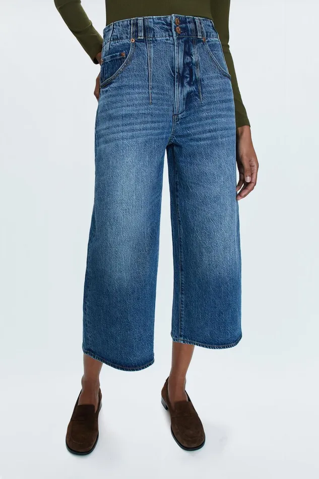 Women Scarlett High Rise Wide Jean 8211 District Pistola Denim Denim