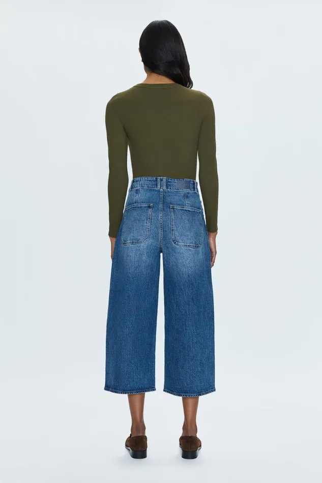 Women Scarlett High Rise Wide Jean 8211 District Pistola Denim Denim