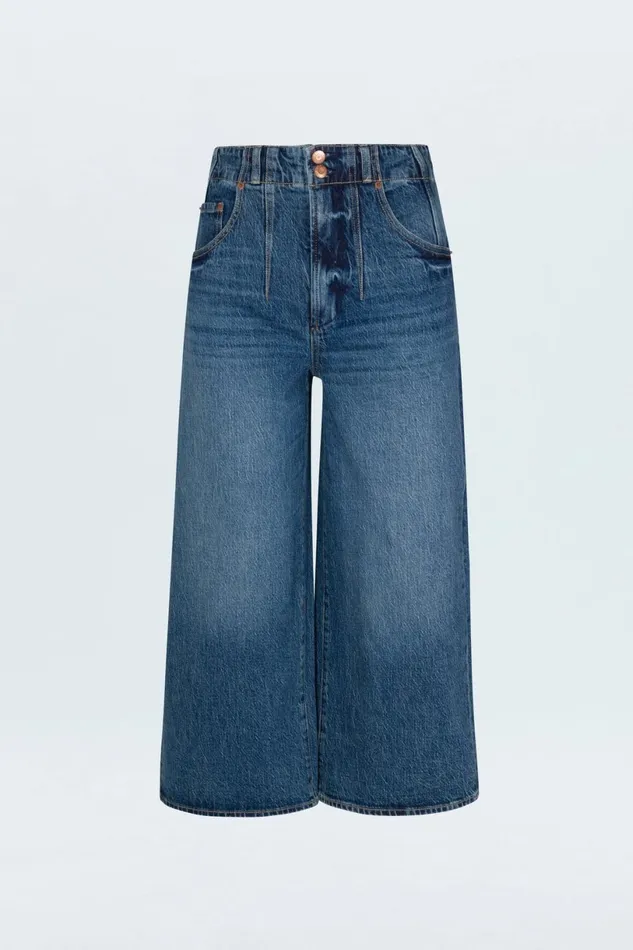 Women Scarlett High Rise Wide Jean 8211 District Pistola Denim Denim