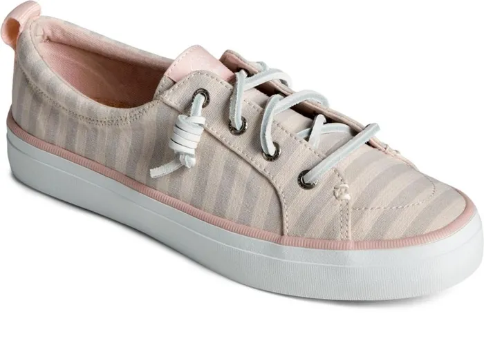 Women SeaCycled Crest Vibe Striped Textile Sneaker Grey Sperry Sneakers Women SeaCycled Crest Vibe Striped Textile Sneaker Grey Sperry Sneakers