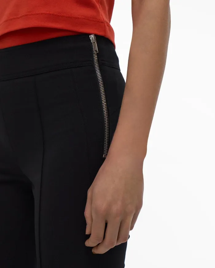 Women Seamed Legging Black Helmut Lang Pants