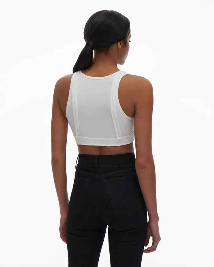 Women Seamless Bra Optic White Helmut Lang Tops