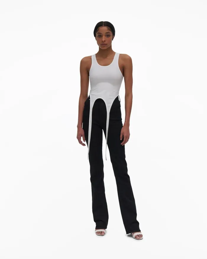 Women Seamless Bra Optic White Helmut Lang Tops