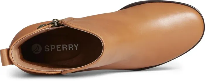 Women Seaport Heel Water Resistant Leather Boot Tan Sperry Boat Shoes Women Seaport Heel Water Resistant Leather Boot Tan Sperry Boat Shoes