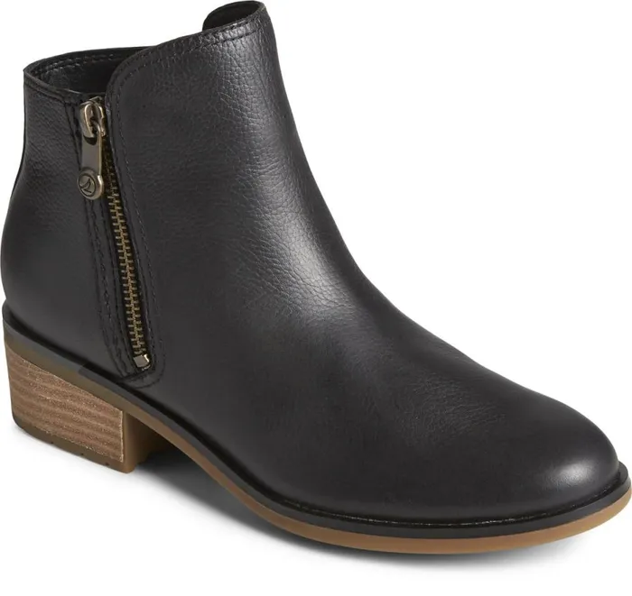 Women Seaport Storm Water Resistant Leather Boot Black Sperry Boat Shoes Women Seaport Storm Water Resistant Leather Boot Black Sperry Boat Shoes