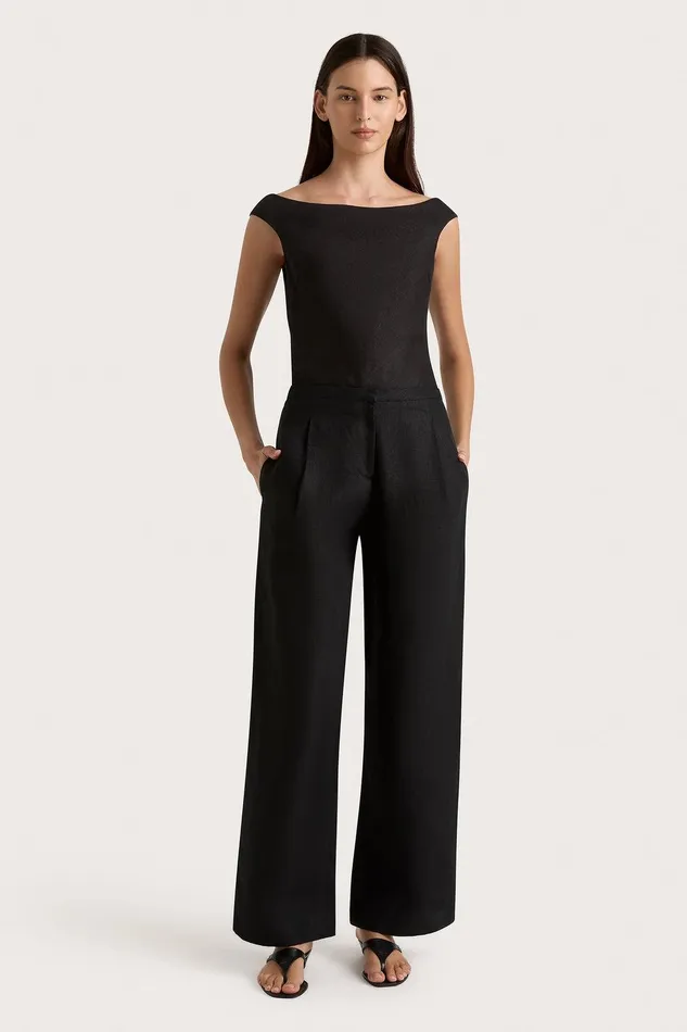 Women Sela Pant Black Faithfull The Brand Pants