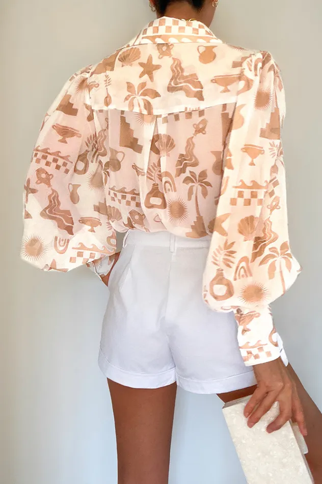 Women Shirts and Blouses Runaway The Label FLEETWOOD BLOUSE Cove White Women Shirts and Blouses Runaway The Label FLEETWOOD BLOUSE Cove White