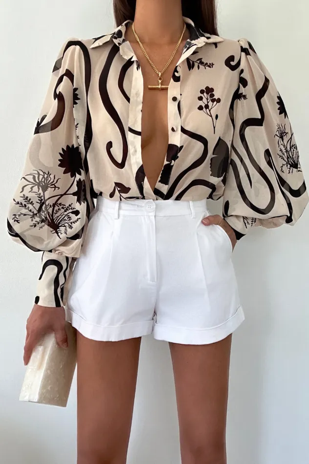 Women Shirts and Blouses Runaway The Label FLEETWOOD BLOUSE Leo Sand