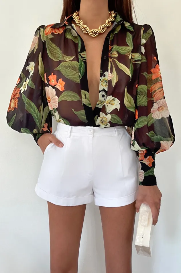 Women Shirts and Blouses Runaway The Label FLEETWOOD BLOUSE Maiori Black