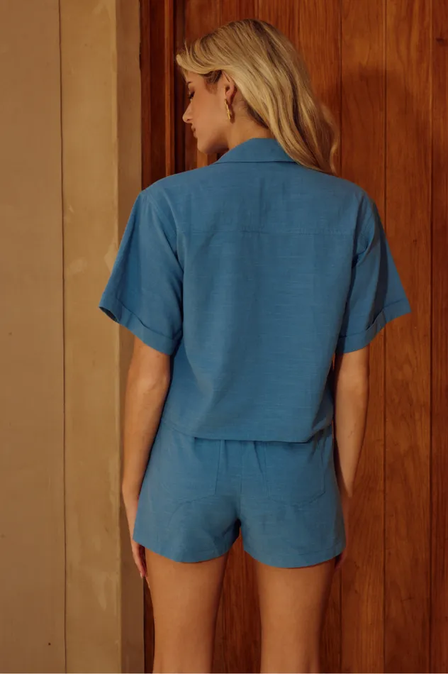 Women Shirts and Blouses Runaway The Label FLORENT SHIRT Steel