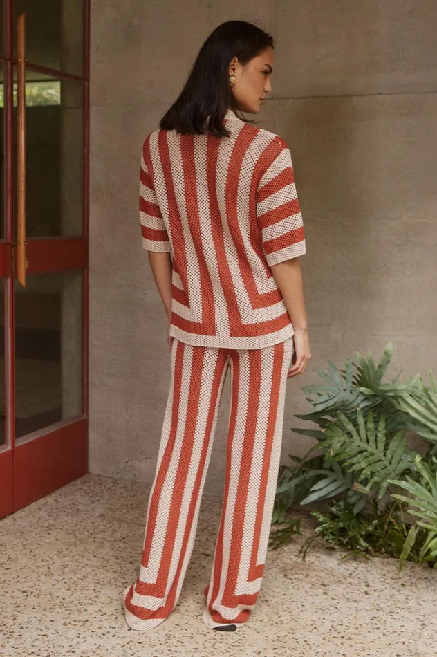 Women Shirts and Blouses Runaway The Label ZIGGY TOP Terracotasand