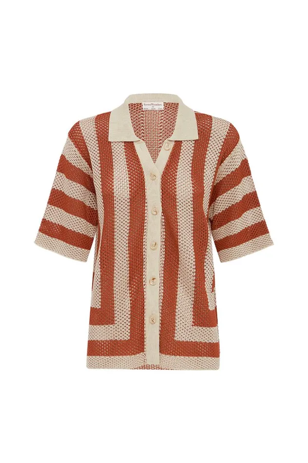 Women Shirts and Blouses Runaway The Label ZIGGY TOP Terracotasand