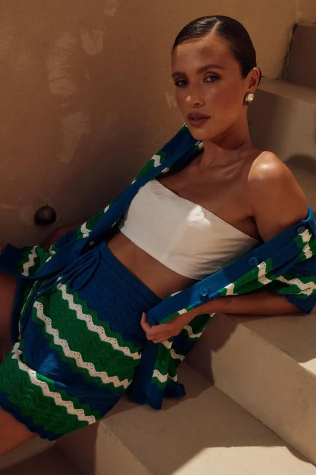 Women Shorts Runaway The Label CAM SHORT Green