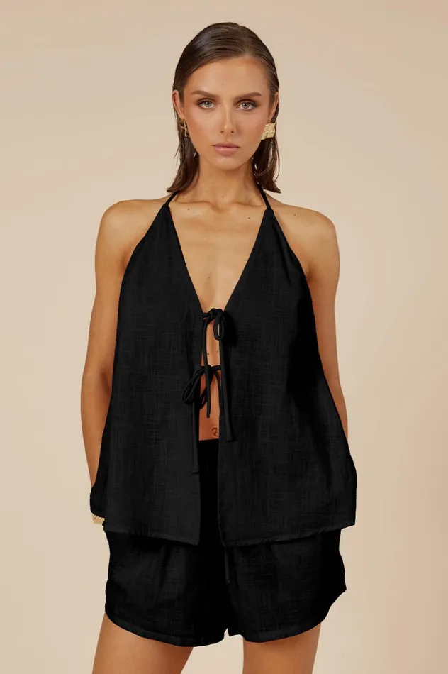Women Shorts Runaway The Label OCTAVIA SHORT Black