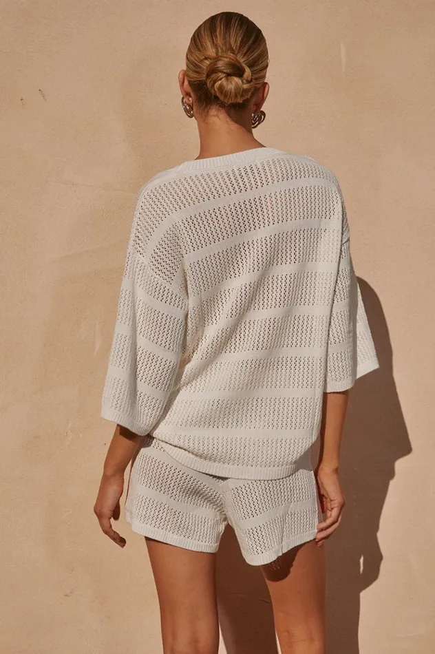 Women Shorts Runaway The Label SAMIA SHORT White