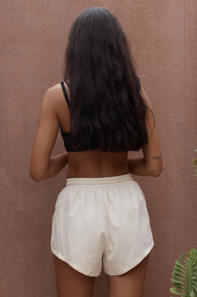 Women Shorts Runaway The Label WAVARA SHORT Sandblack