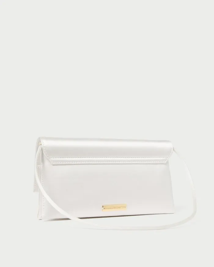 Women Shoulder Bags Loeffler Randall Charlee Cream Satin Shoulder Bag I Shoulder Bags I Handbags Women Shoulder Bags Loeffler Randall Charlee Cream Satin Shoulder Bag I Shoulder Bags I Handbags