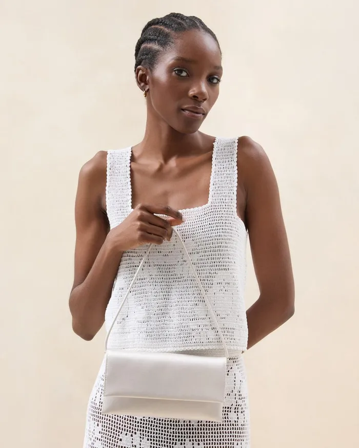 Women Shoulder Bags Loeffler Randall Charlee Cream Satin Shoulder Bag I Shoulder Bags I Handbags Women Shoulder Bags Loeffler Randall Charlee Cream Satin Shoulder Bag I Shoulder Bags I Handbags