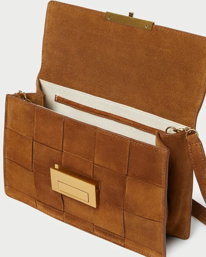 Women Shoulder Bags Loeffler Randall Delphine Cacao Suede Shoulder Bag L Crossbodies L Handbags Women Shoulder Bags Loeffler Randall Delphine Cacao Suede Shoulder Bag L Crossbodies L Handbags