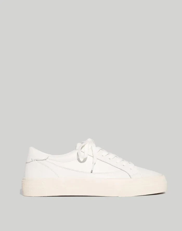 Women Sidewalk LowTop Sneakers Pale Parchment Madewell Sneakers