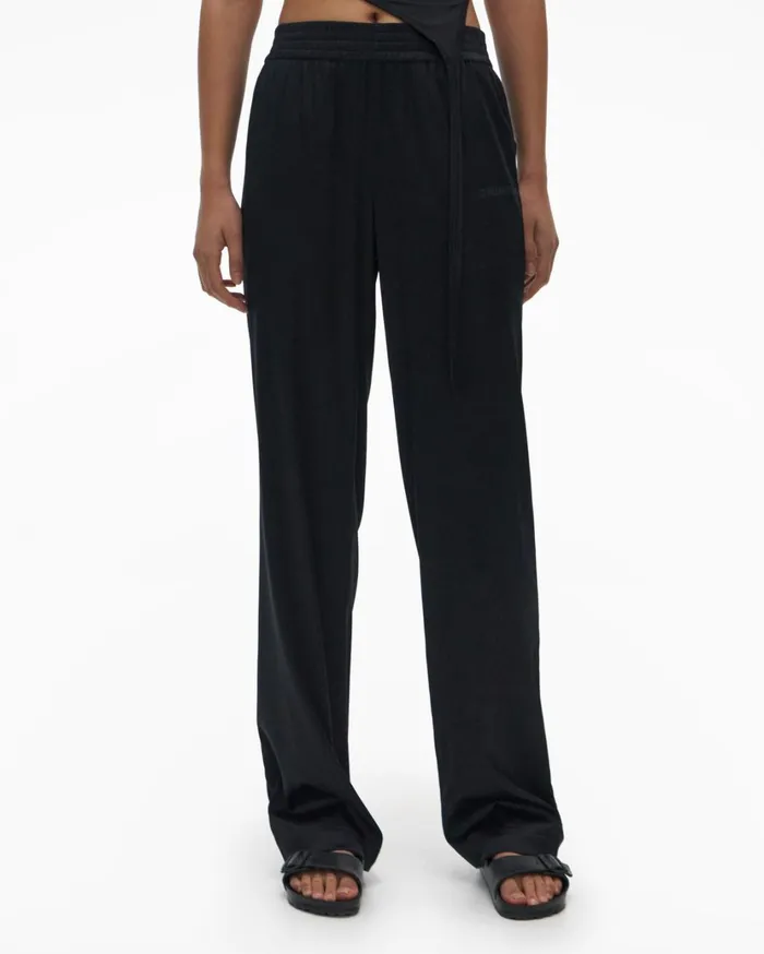 Women Silk Pant Black Helmut Lang Pants