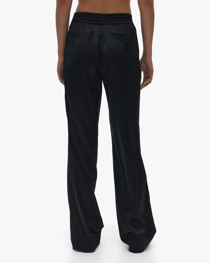 Women Silk Pant Black Helmut Lang Pants