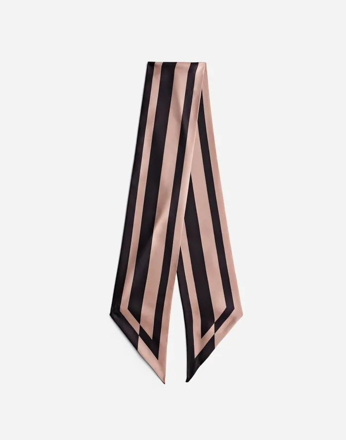 Women Silk Twill Tie Soft Fawn Madewell Scarves
