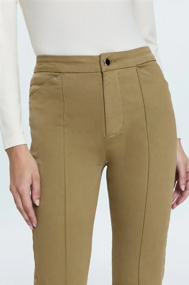 Women Simone Pant 8211 Khaki Pistola Denim Pants