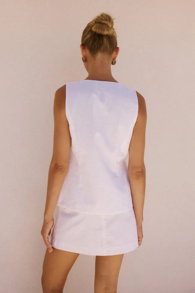Women Skirts Runaway The Label ASCEND MINI SKIRT White