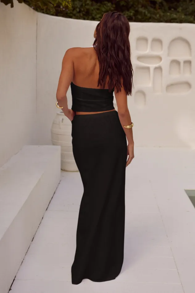 Women Skirts Runaway The Label SAPHIRA MAXI SKIRT Black