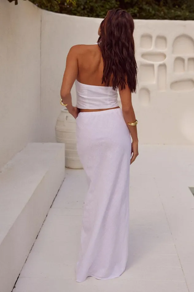 Women Skirts Runaway The Label SAPHIRA MAXI SKIRT White