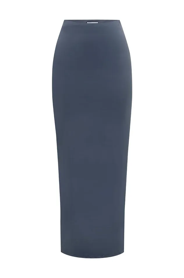 Women Skirts Runaway The Label XAVI MAXI SKIRT Steel