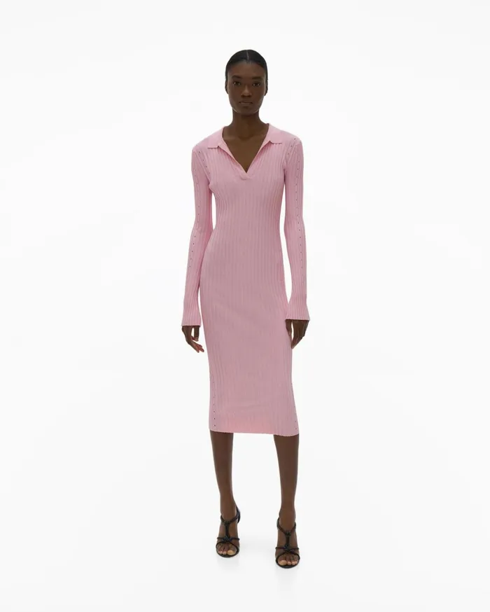 Women Slash Dress Orchid Helmut Lang Dresses