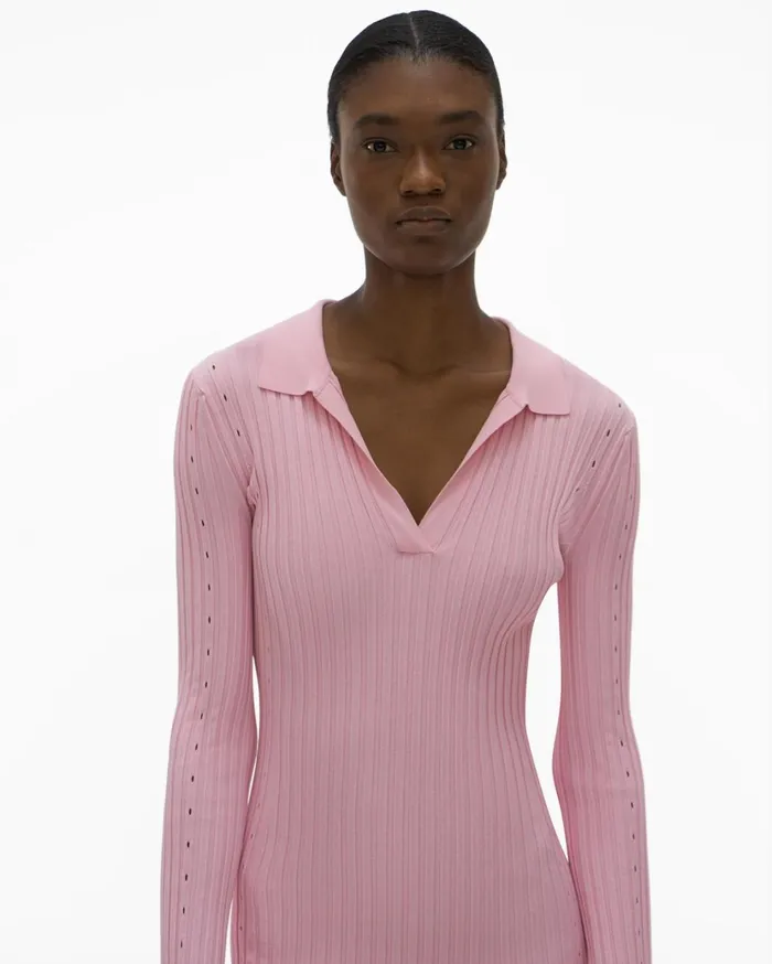 Women Slash Dress Orchid Helmut Lang Dresses