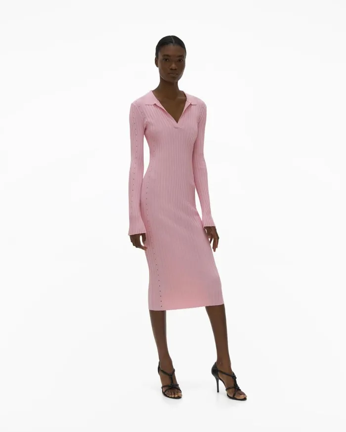 Women Slash Dress Orchid Helmut Lang Dresses