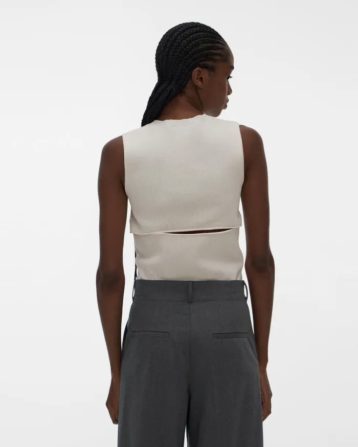 Women Slash Tank Winter White Helmut Lang Tops